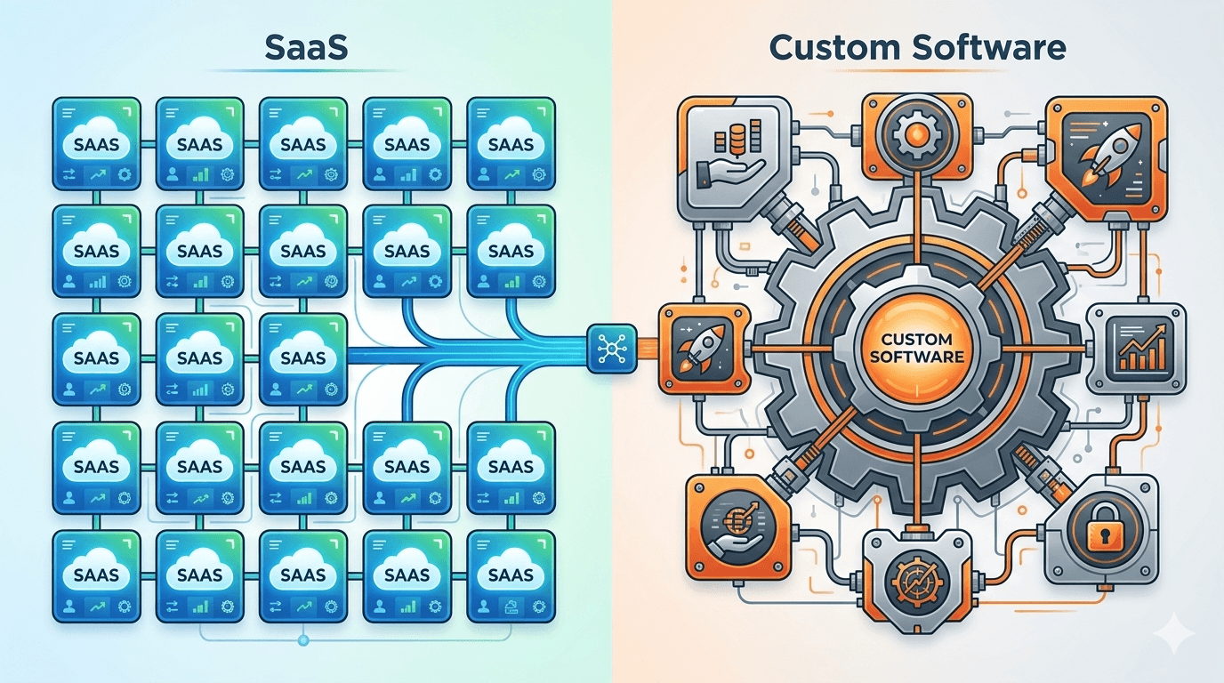 Comparativa entre Software a Medida y soluciones SaaS para empresas